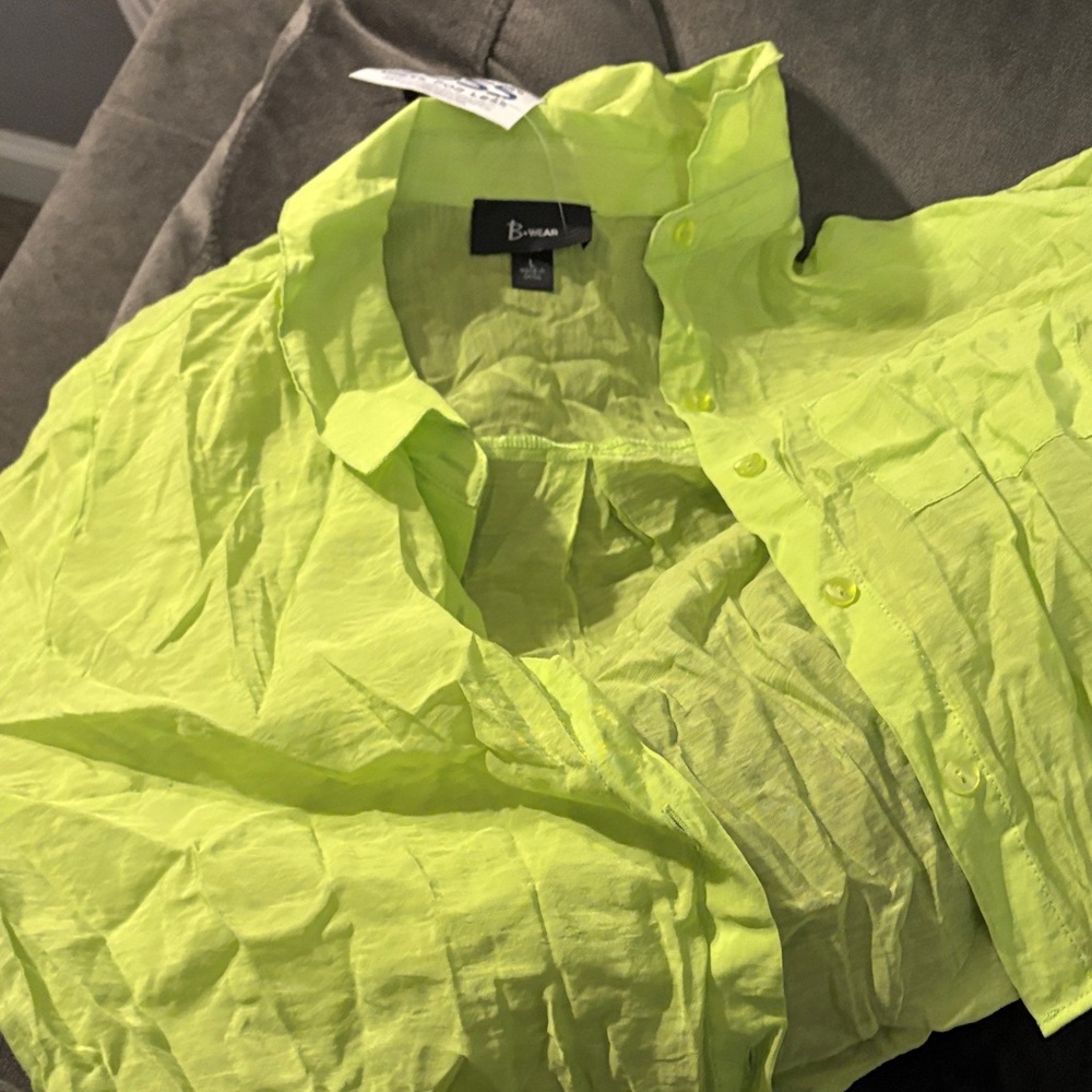 Ben Sherman Men's Bright Lime Casual Shirt